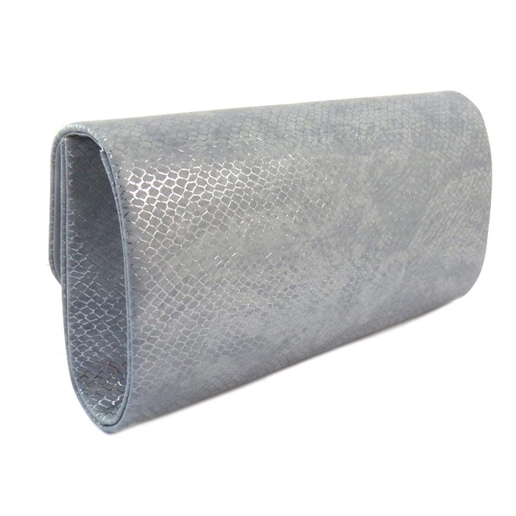 Les Trésors De Lily [P1844] - Kika Gri Portföy Çanta - 25,5x13x6 cm