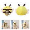 3D Honeybee Hat for Adult Children Cartoon Plush Hat Party Headgear Festival Holiday Photo Props Cap Costume Accessories