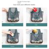 Large Capacity Breathable Mesh Bag Portable Multifunctional Tote Bag Hanging Storage Bags  Kitchen
