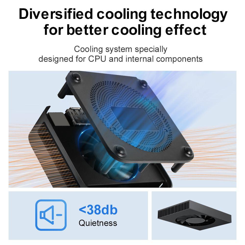 Ninkear MBOX 11 Mini PC, Intel Twin Lake N150 4 Cores Max 3.6GHz, 16GB RAM 512GB SSD, HDMI2.0 + DP1.4 (4K@60Hz) Dual Screen Display
