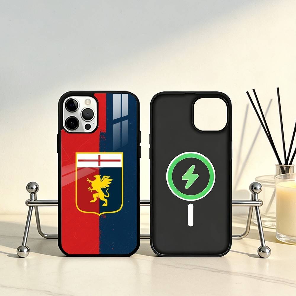 G-Genoa Phone Case For iPhone17,16,15,14,13,12,11 Plus,Pro Max Magnetic For Magsafe Wireless Charging