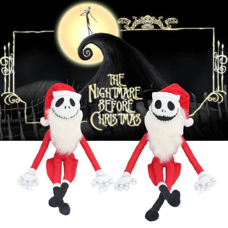 Jack Skellington Santa Claus Plush Toy Perfect Christmas Gift For Kids