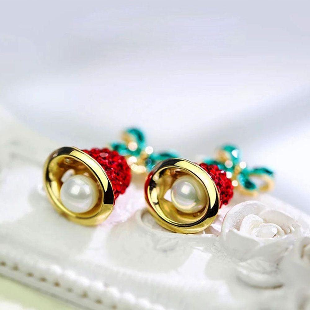 Wind Chime 925 Silver Pin Simple Dangle Cute Fashion Accessories Jewelry Ear Studs Drop Earrings