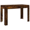Vidaxl Dining Table, Smoked Oak, 120X60X76 Cm