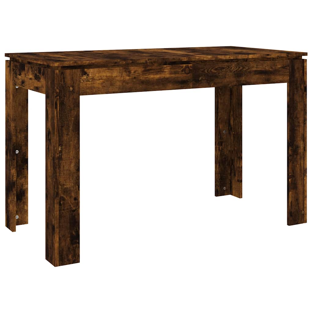 Vidaxl Dining Table, Smoked Oak, 120X60X76 Cm