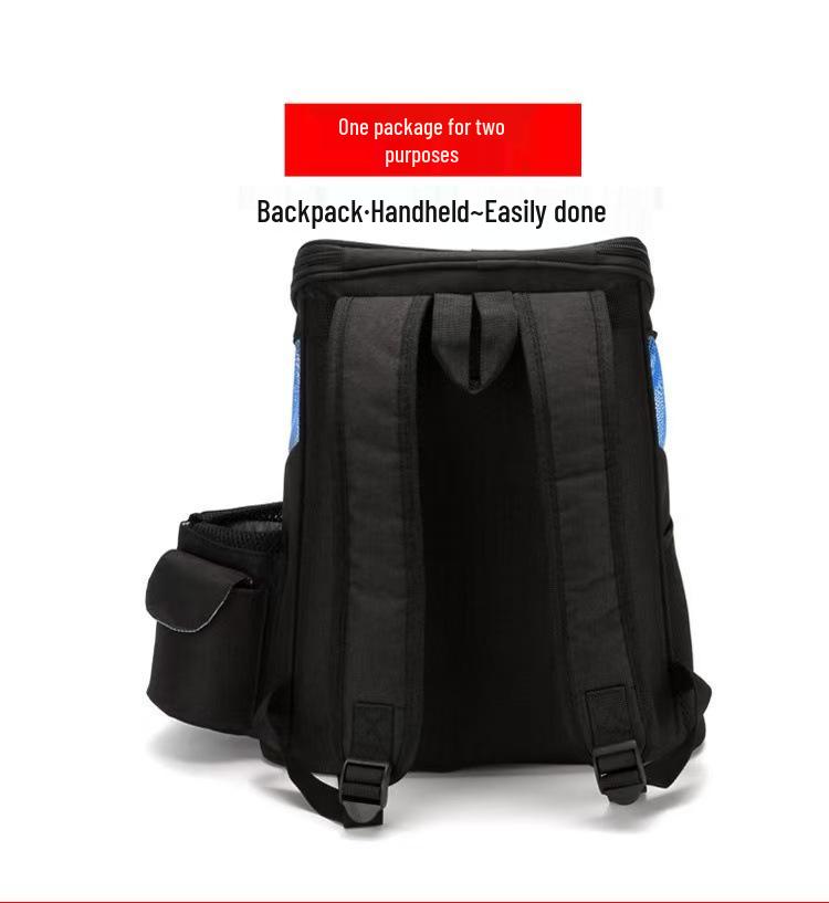 Portable Double Shoulder Pet Backpack Carrier for Dogs and Cats
