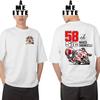 Marco Simoncelli 58 Gp Race Legend Tshirt New Unisex Short Sleeve Adventure Riding Sport Boy Casual Tees Funny Motorcycle Tops