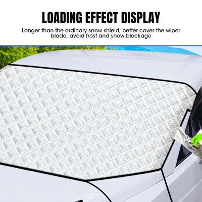 Magnetic Car Front Windshield Cover Automobile Sunshade Cover Winter Ice Frost Guard Sun Shade Protector Waterproof Car Cover