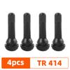 YONGRUN 4/10/50/100PCS Valve Stem TR413/TR414 Automotive Vacuum Tire Rubber Valve Stem With Dust Cover Snap On Valve Car Parts