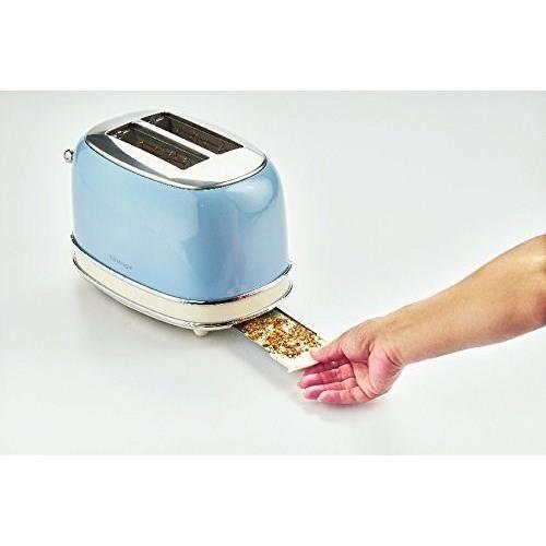 Grille-pain vintage ARIETE 155/3 - 2 fentes - Thermostat 6 positions - Bleu