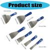 Multiple Size 7pcs Putty Scraper Tool Kit Featuring Rust Resistant Blades For DIYer Repair Seamless Wall Surfaces Repair