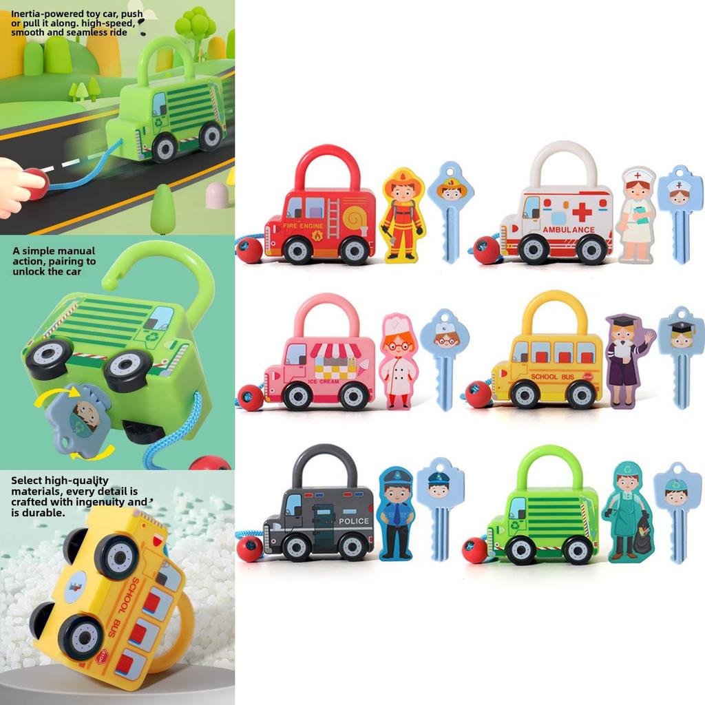 Unlocking Toy Car For Kids Montessori Learning And Sensory Development