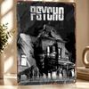 Psycho Movie Personalized D Textured Metal Poster Wall Art Vintage Tin Signs for Decor Living Room Decoration Man Wand Deko