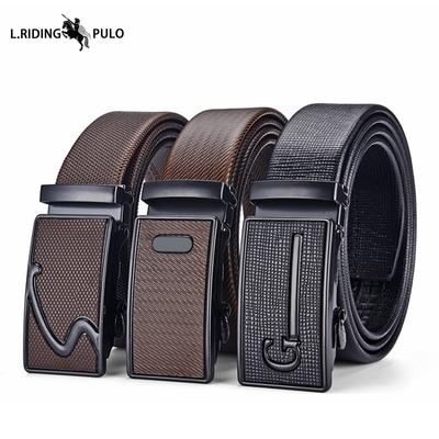 Men's Leather Belt High-end Automatic Buckle Versatile Simple Belt