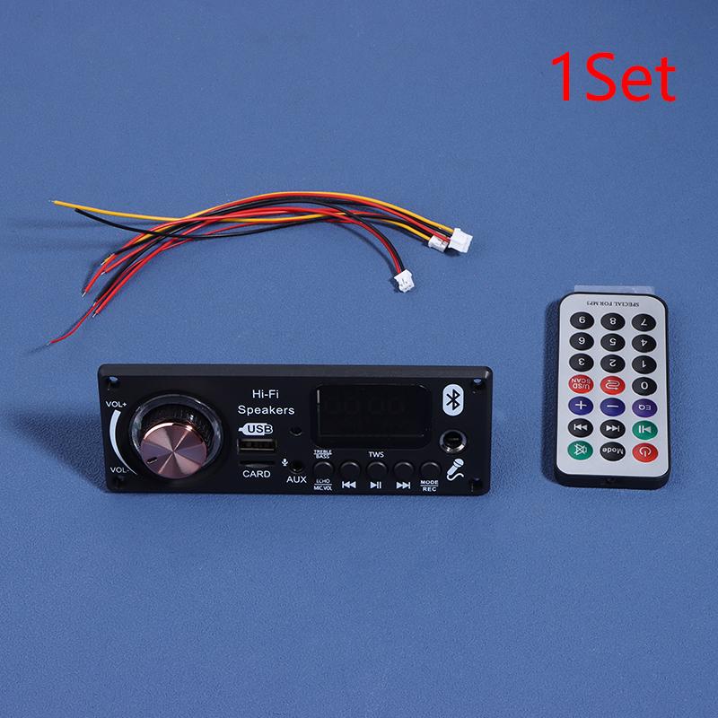 DC 12V MP3 BT Dekodierplatine Auto-Audio MP3-Dekoder BT 5.3 Ohne Verstärker USB TF UKW-Radio Modul Farbdisplay MP3-Player