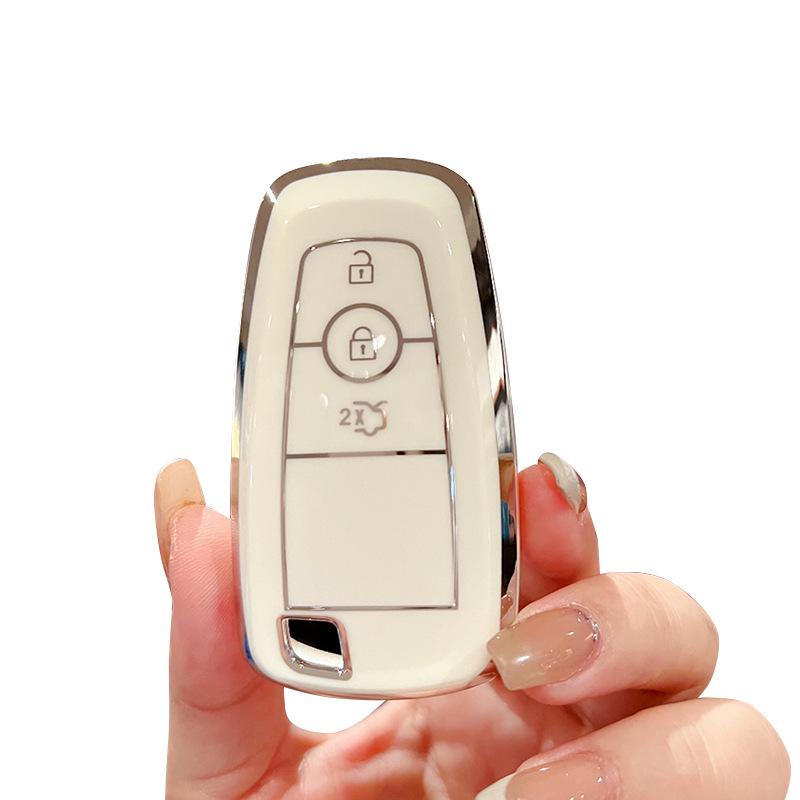 Ford Key Cover for Focus, Mondeo, Escort, Taurus, Edge, Explorer, Everest - Protective Hard Case
