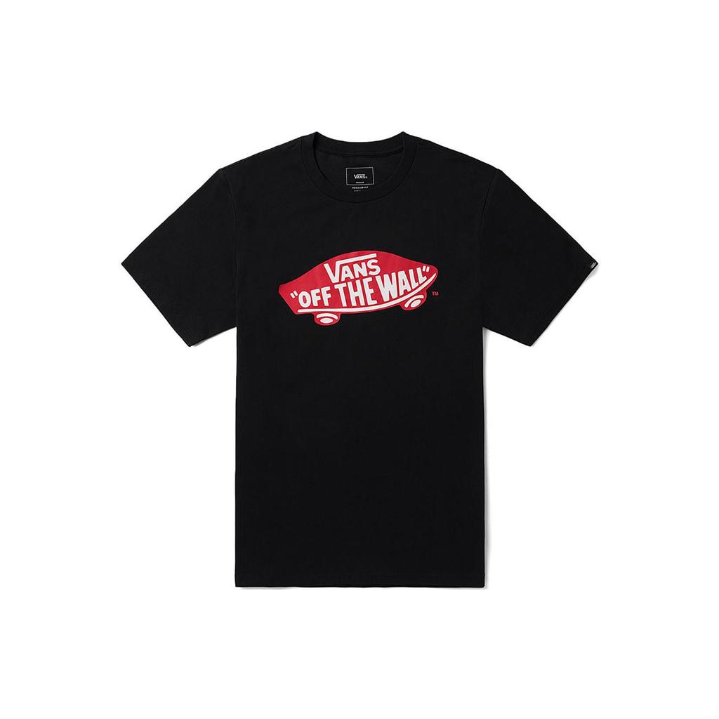 Vans T Shirts Unisex Black Crew Neck Moderate Straight Fit VN0A4MM7BRR