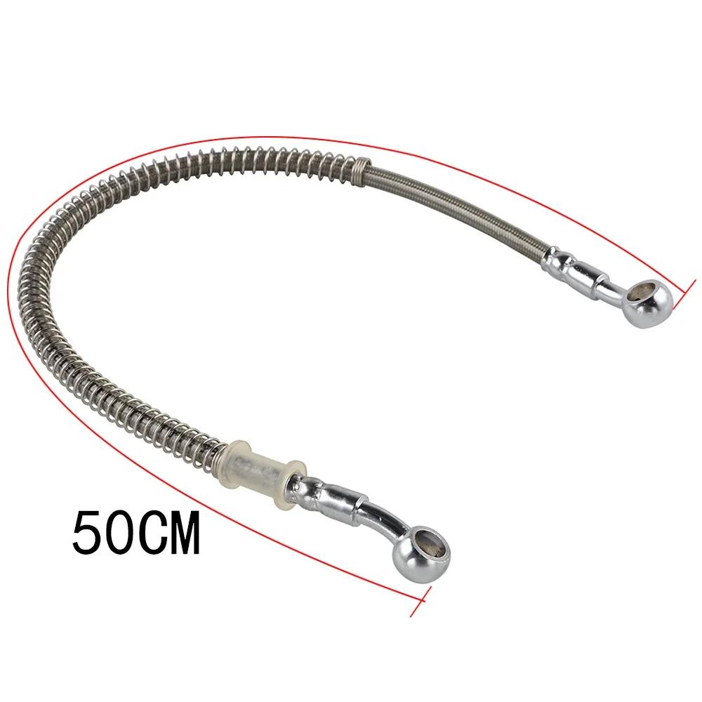 39-140cm Universal Motorcycle Stainless Steel Braided Brake Hose Line Aperture 10mm (M10) Latiguillo Freno Moto