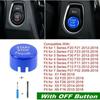 Interior Accessories For BMW F20 F30 F10 Start Stop Engine Switch Button Cover