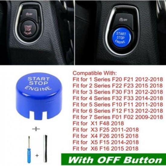 Interior Accessories For BMW F20 F30 F10 Start Stop Engine Switch Button Cover