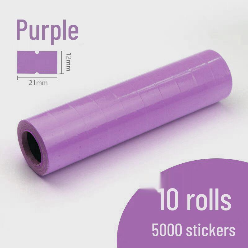 Price Tag Coding Paper Roll for Supermarket Label Machines