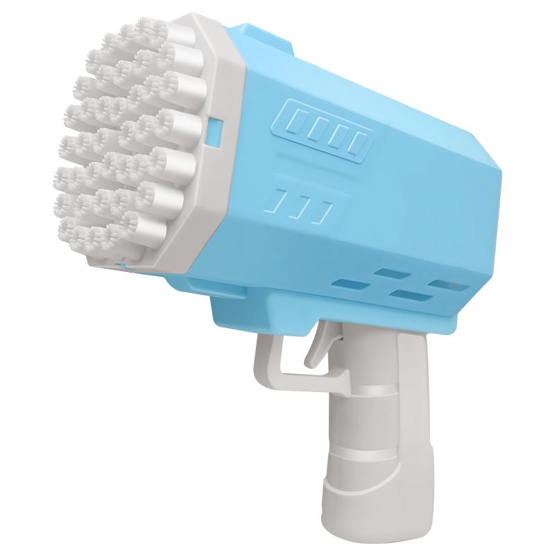 40 Hole Bubble Machine Handheld Porous Bubble Gun Birthday Wedding Ball Outdoor Toy [without Battery, Without Bubble Water]