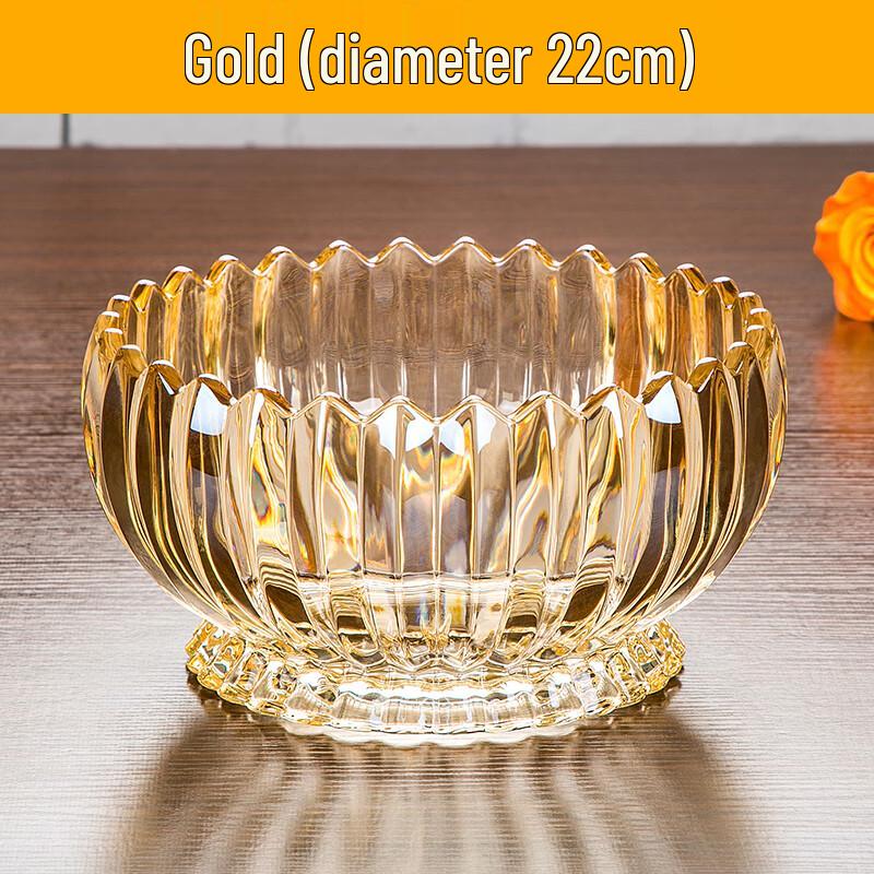 Homeglen European Style Glass Fruit Bowl