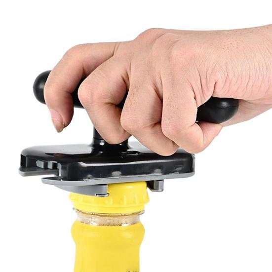 Multifunctional Can Opener Smooth Rotation Gear Mechanism Ergonomic Handle Adjustable Bottle Jar Opener