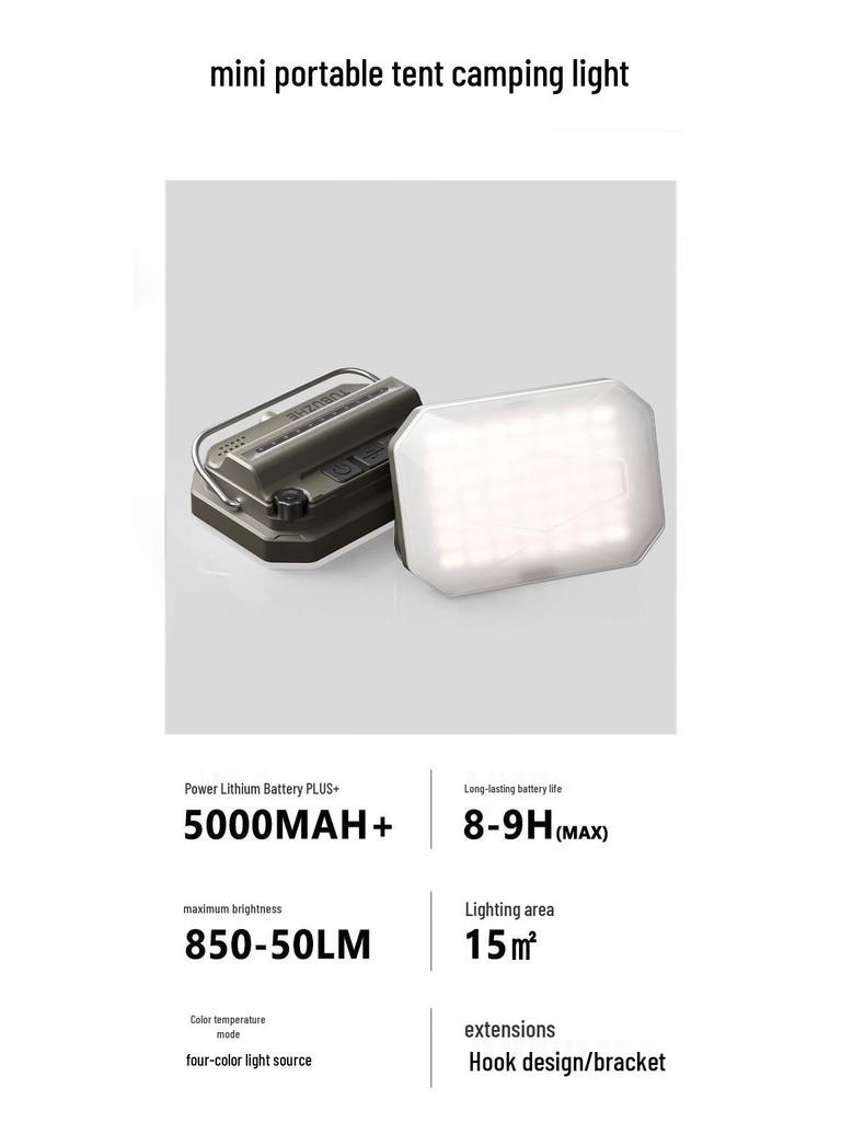 Multi-Functional Camping Tent Light with Large Capacity and Long Battery Life