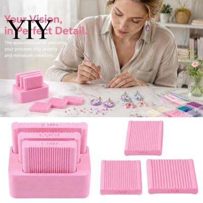 Clay Beads Shaping Tool 3Pcs 1/1.5/2MM Mini Polymer Bead Maker, Strip Rolling Mold, Making Tools for DIY Jewelry Bracelet Necklace Craft Ball Device