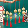 New Acrylic Christmas Bell Iron Portable Tassel Pendant Wind Chime