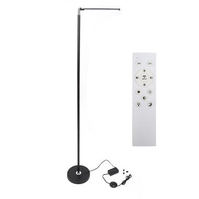 Lampadaire LED 12 W avec télécommande pour tatouage, idéal pour la lecture et l'écriture, prise britannique 110-240 V