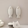 New Arrival Kitchen Cleaning Double-Sided Scouring Pad Three-Dimensional Honeycomb Dishwashing Sponge Fish-Shaped Made PU