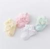 4Pairs/lot Newborn Baby Socks For Girls Cotton Lace Infant Girls Sock Princess Bow Toddler Baby Girls Socks Spring 0-24M