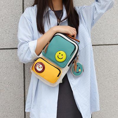 Smiley Brusttasche Lässige Umhängetasche Paar Street Trend Fashion Sport Umhängetasche