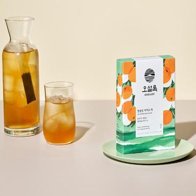 Korean Traditional Tea, Osulloc Jeju Young Tangerine Iced Tea (Tea Bag) 20pcs