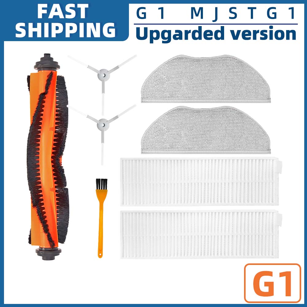 Compatible For Xiaomi Mijia G1 MJSTG1 SKV4136GL Mi Robot Vacuum Mop Essential Spare Part Main Side Brush Hepa Filter Mop Pad