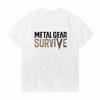 Game Mgs Metal Gear Solid Letter Print Unisexs T Shirt The Metal Solid Snake 5 V Foxhound Special Force Group Fox Hound Tshirt Tee