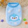 Fleece Dog Clothes Winter Small Dog Vest Cartooon Tiny Teacup Poodle Clothes For Dogs Shirt