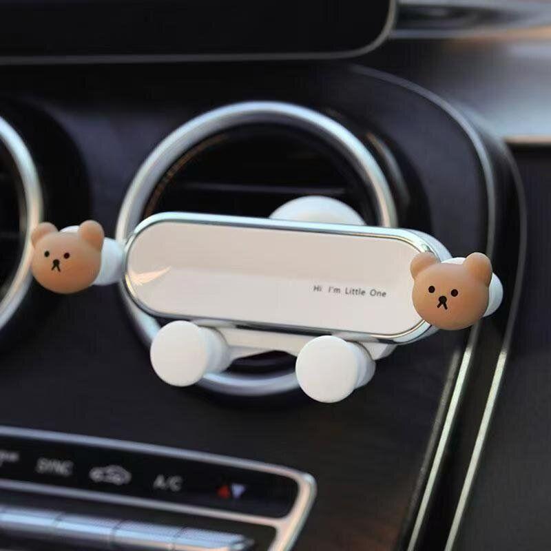 Mobile Phone Holder Car Mount Cartoon 2025 Model Car Air Vent Phone Navigation Fixed Support Bracket