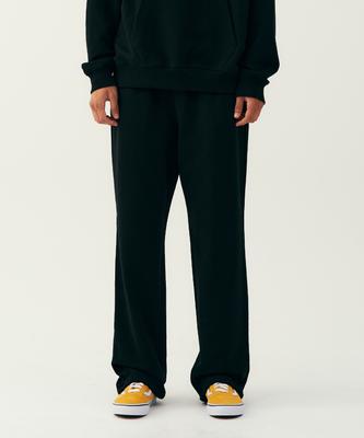 UCLA Unisex Daily Small Logo Jersey Wide Footloose Pants [Black](Ub9Lp29_39)
