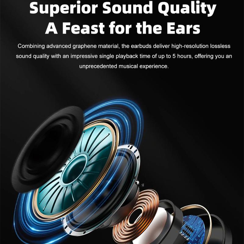 2025 Νέο NFC 2 Σε 1 Bluetooth Ακουστικό Έξυπνο Ρολόι TWS Μουσική Ομιλία Με Ακουστικά 4 Ώρες Δυνατά Ηχητικά Εφέ Μουσικόφιλος Άνδρες Έξυπνο Ρολόι