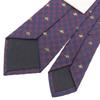 Great GUCCI tie GG logo all-over print Bee embroidery Navy silk mens 545078 Used