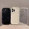 Coque de téléphone pour OPPO A78 A79 A98 5G A58 A38 A18 Reno 12F 11 5G 11F 8 12 Pro Reno 7 4G 5 6 Lite 8T Housse Bord Courbé Ondulé 3D Solide