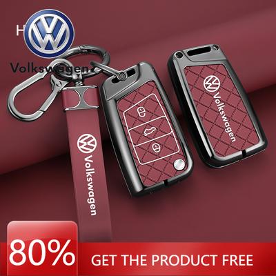 For VOLKSWAGEN Zinc Alloy Car Remote Key Case Cover For VW Volkswagen Golf 7 MK7 Tiguan MK2 For SEAT Ateca Leon FR 2 Ibiza For S