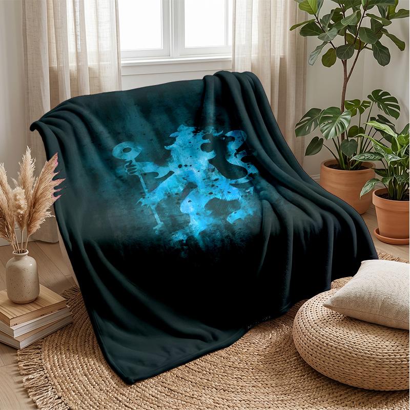 Chelsea FC Theme blanket Soft Flannel Fleece Blanket Warm Lightweight Throw Blanket for Home Sofa Bed