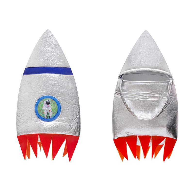 Zilver Astronaut Cosplay Kostuum voor Kinderen - Klaar voor Sportdag & Optreden