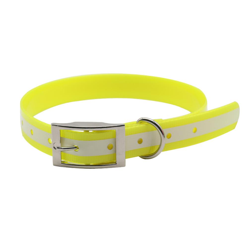 Pet Dog Collar TPU+Nylon Night Glowing Reflective Night Safety Collars Deodorant Waterproof Collar Pet Supplies