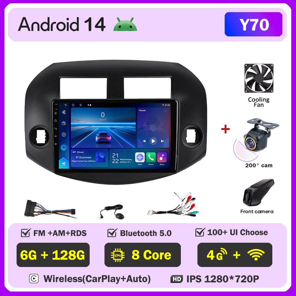Car Android For Toyota RAV4 3 XA30 2005-2013 Stereo Head Unit Mirror Link Automotive Multimedia Radio Intelligent Car Systems
