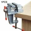 Lightweight Aluminum Alloy Mini Table Vise with Lock Clamp Suitable for Crafting Hobby Finishing and Small Project Work